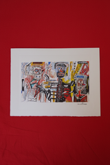 Jean Michel Basquiat Lithograph — full view