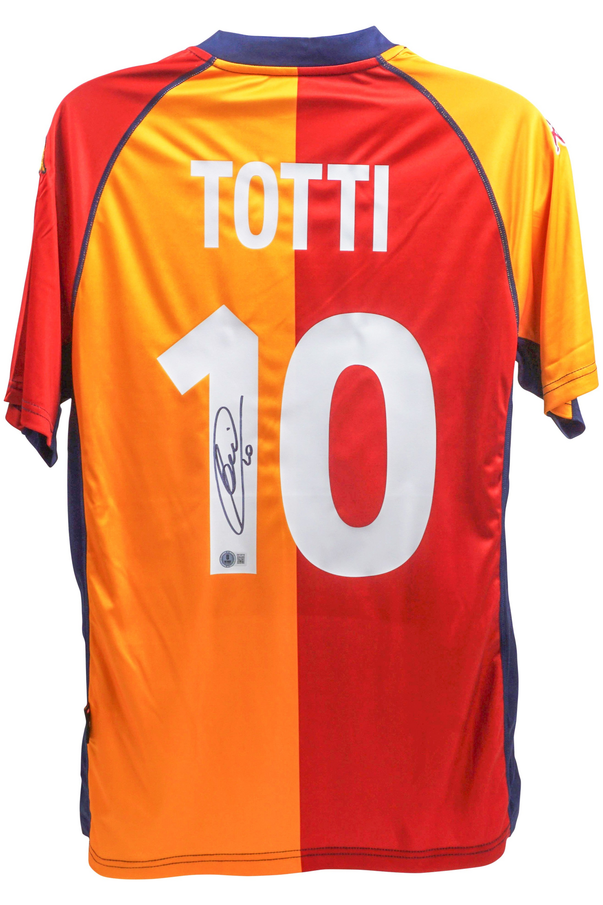 Francesco Totti Signed AS Roma Replica Shirt, front