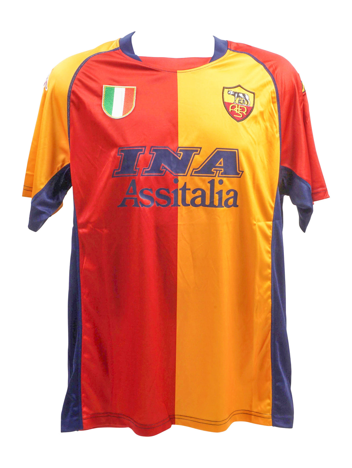 Francesco Totti Signed AS Roma Replica Shirt, signature detail