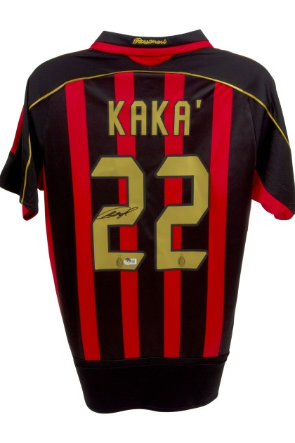 Kaka Signed AC Milan Replica Shirt, front