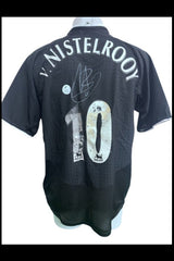 Van Nistelrooy Signed Manchester United Shirt, back