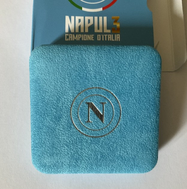 Detail of coach Luciano Spalletti on the Napoli Scudetto medal