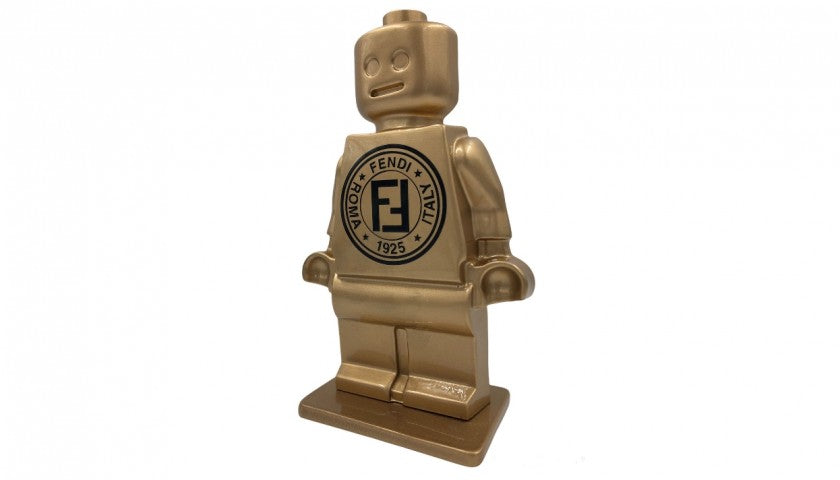 "Alter Ego Oscar Bronze" - Sculpture by Alessandro Piano, front view