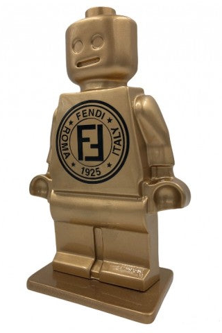 "Alter Ego Oscar Bronze" - Sculpture by Alessandro Piano, full view