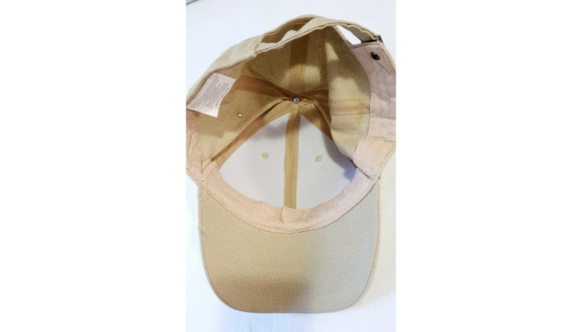 Cap signed by Formula 1 driver Michael Schumacher, side view