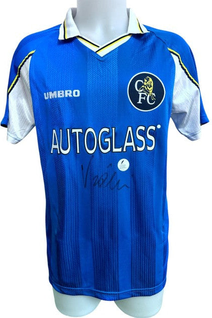 Gianluca Vialli Signed Chelsea Shirt 1997/98, front