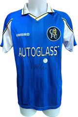 Gianluca Vialli Signed Chelsea Shirt 1997/98, front