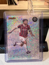 Christian Pulisic Merlin Sparkle Insert – 2024-25 Topps Merlin UEFA Club Competitions – AC Milan trading card, front
