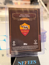 Paulo Dybala & Valentina Giacinti Dual Player Parallel – 2024 Topps Deco UEFA – AS Roma trading card, back