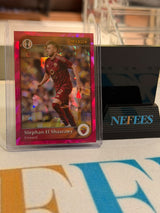 Stephan El Shaarawy 114/125 Pink Mosaic Parallel – 2024-25 Topps Merlin Collections UEFA – AS Roma trading card, front