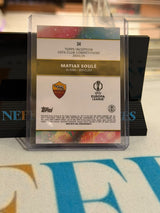 Matías Soulé Star Quality Magenta Parallel – 2024-25 Topps Inception UEFA – AS Roma trading card, back