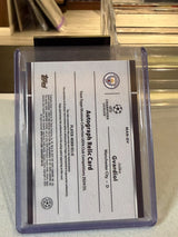 Josko Gvardiol 05/10 – Museum Autograph Relics (Black Diamond) – 2024-25 Topps Museum C… – Manchester City trading card, back