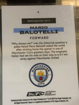 Mario Balotelli 11/25 – Collector's Corner (Copper/Orange) – 2025-26 Topps FC Mancheste… – Manchester City trading card, back