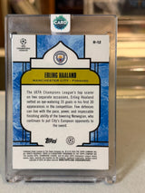 Erling Haaland R-12 – Renaissance – 2024-25 Topps Merlin UEFA Club Competitions – Manchester City trading card, back