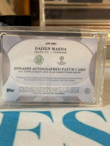 Daizen Maeda 5/5 Autographed Patch – 2024-25 Topps Dynasty UEFA Club Competitions – Celtic trading card, back