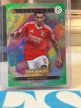 Ángel Di María 32/99 Star Quality (Green) – 2024-25 Topps Inception UEFA Club Competitions – Benfica trading card, front