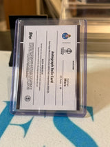 Rodrigo Mora 04/25 #MAR-RM – Autograph Relic (Ruby) – 2024-25 Topps Museum Collection UEFA Clu… – FC Porto trading card, back