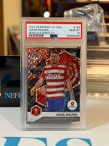 Jorge Molina 1/1 Nebula Choice (PSA 10) – 2021-22 Panini Mosaic La Liga – Granada trading card, front