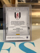 Tosin Adarabioyo 08/10 Playoff Gold Lasers – Chronicles Playoff PL Soccer – Fulham trading card, back