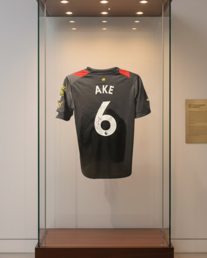 Nathan Aké Manchester City 2022/23 Signed Away Shirt