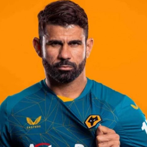 Diego Costa's Wolves 2022/23 Signed Away Shirt