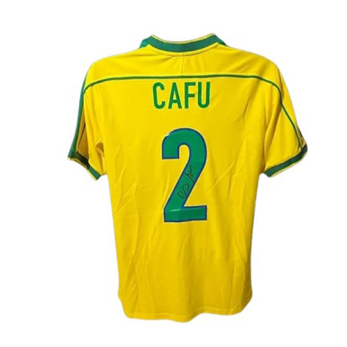 Cafu's Brazil Signed Shirt