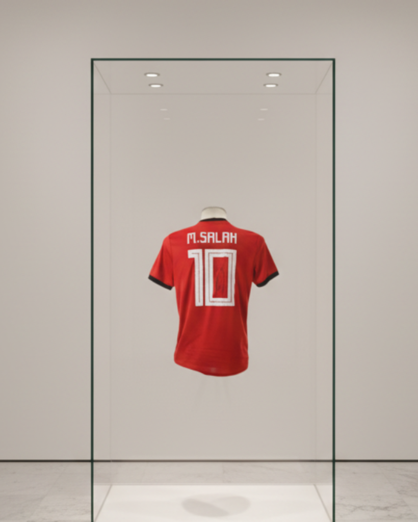 Egypt National Team Jersey signed by Mohamed Salah