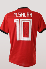 Mohamed Salah Signed Egypt Jersey, back