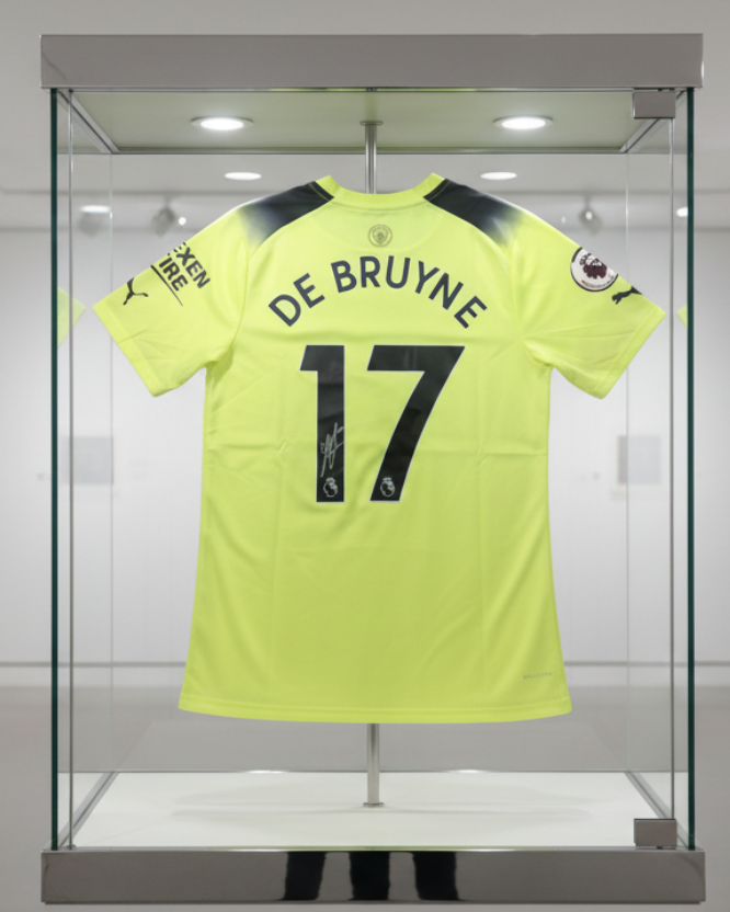 Kevin De Bruyne's Manchester City 2022/23 Signed Official Third Shirt