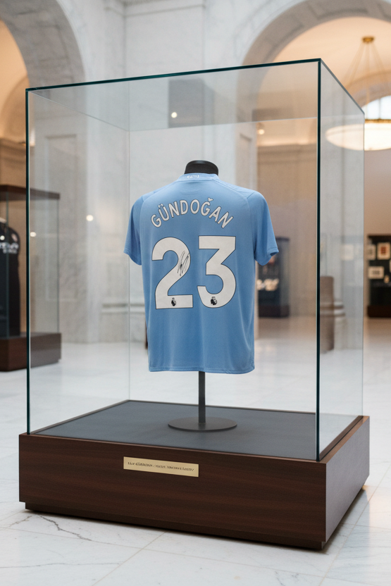 İlkay Gündoğan Signed Manchester City 2023/24 Shirt, front view