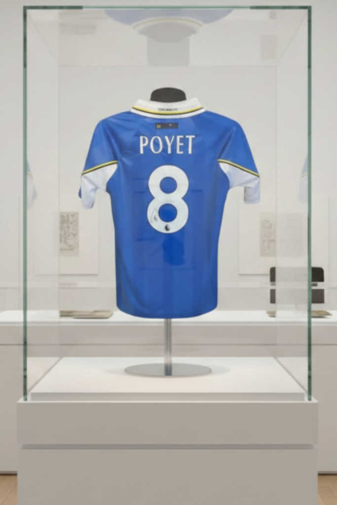 Gus Poyet Signed Chelsea 1997/98 Retro Shirt, front view
