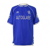 Weah Official Chelsea Signed Shirt, 1999/00