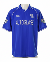 Weah Official Chelsea Signed Shirt, 1999/00