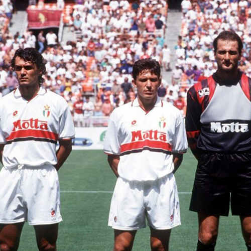 Official AC Milan Shirt, 1993/94 - Signed by Franco Baresi