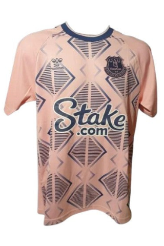 Idrissa Gueye Signed Everton Away Shirt 2022/23, back