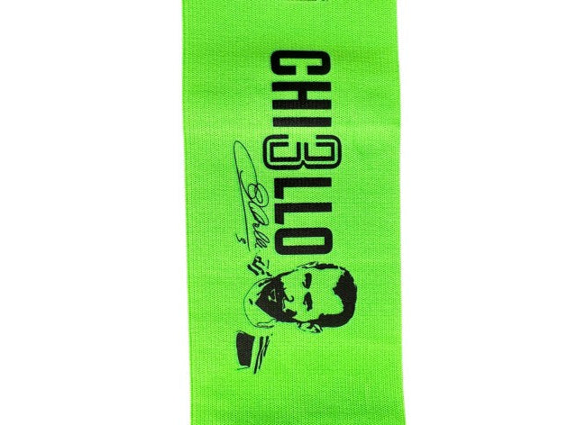 Illustration of Giorgio Chiellini printed on the captain's armband