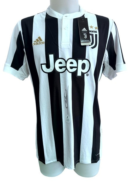 Zinedine Zidane Signed Juventus Shirt 2017/18, Adidas sponsor detail