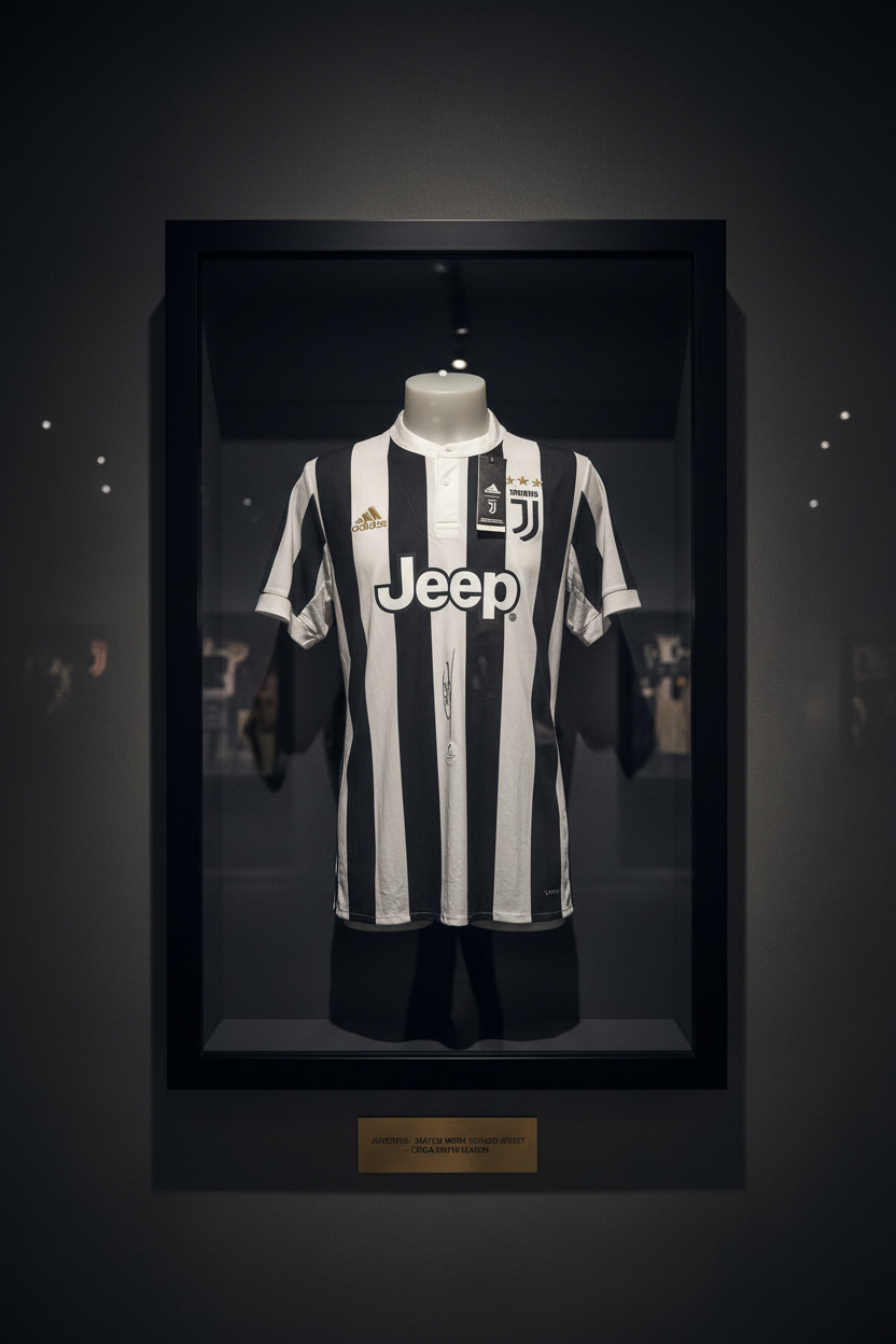 Zinedine Zidane Signed Juventus Shirt 2017/18, front