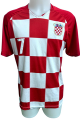 Rakitic Signed Croatia Shirt 2018, back