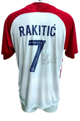 Rakitic Signed Croatia Shirt 2018, front