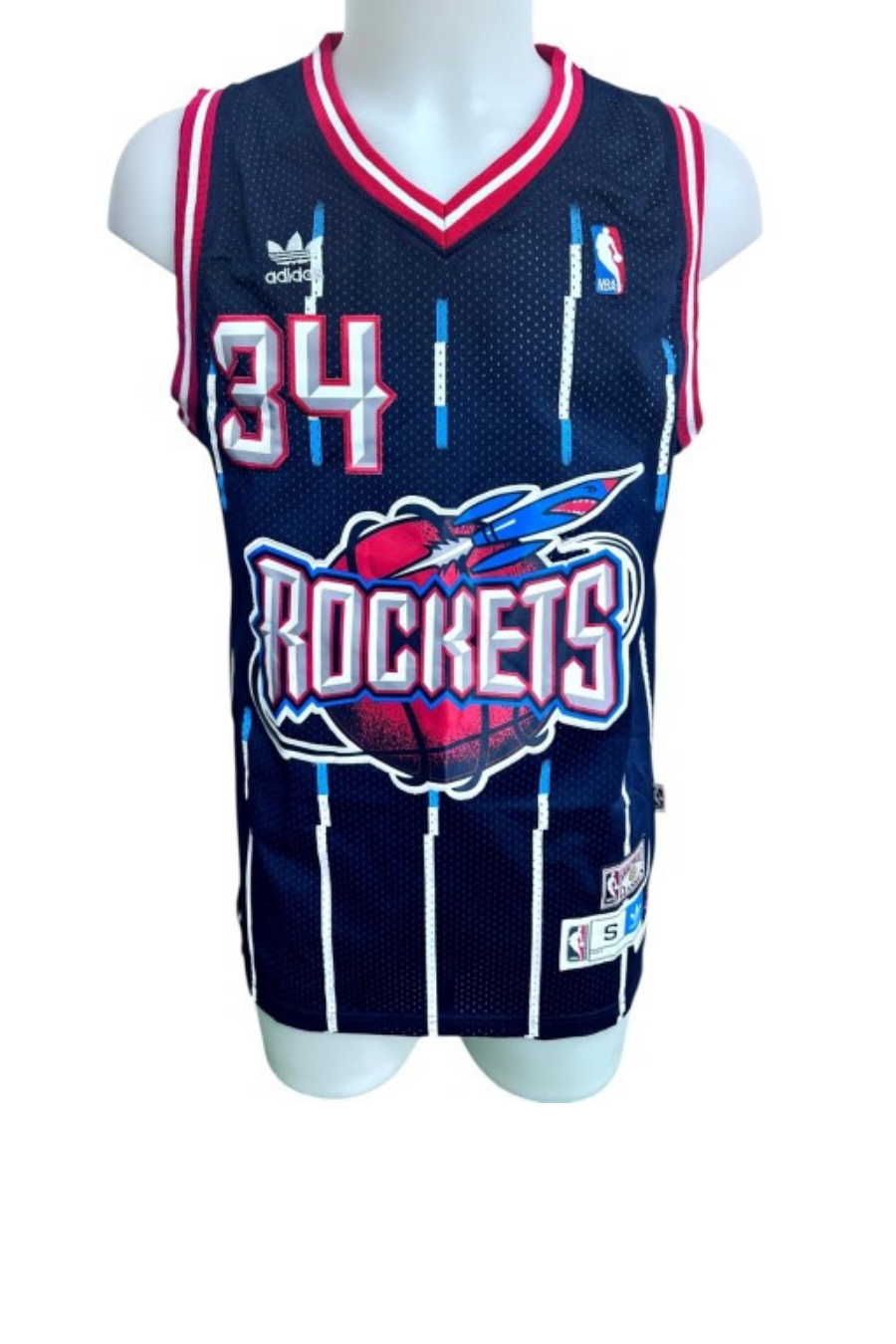 Hakeem Olajuwon Signed Houston Rockets Jersey, front