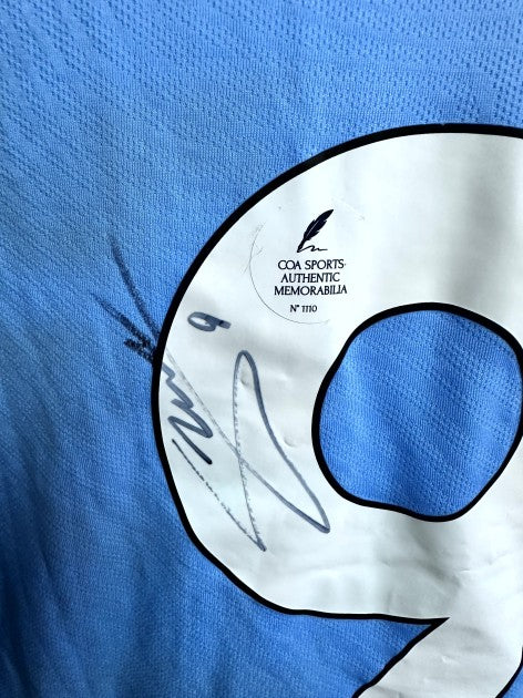 G. Jesus Signed Manchester City Shirt 2019/20, signature detail