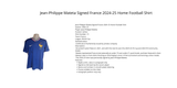 Jean-Philippe Mateta Signed France Shirt 2024/25, signature detail