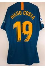 Diego Costa's Atletico Madrid match shirt 2018/19, front