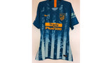 Diego Costa #19 number detail on Atletico Madrid shirt