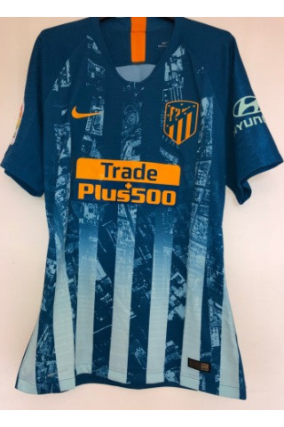 Diego Costa's Atletico Madrid match shirt 2018/19, back