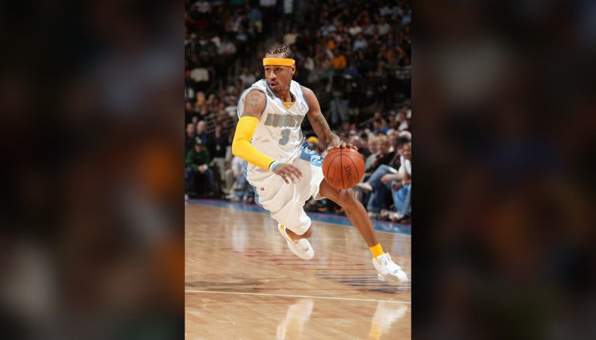 Allen Iverson's signed Denver Nuggets jersey, additional view
