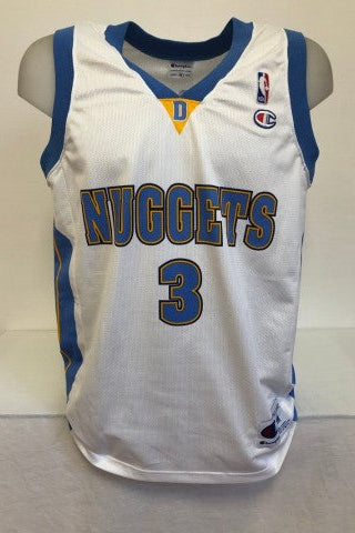 Allen Iverson's signed Denver Nuggets jersey, front