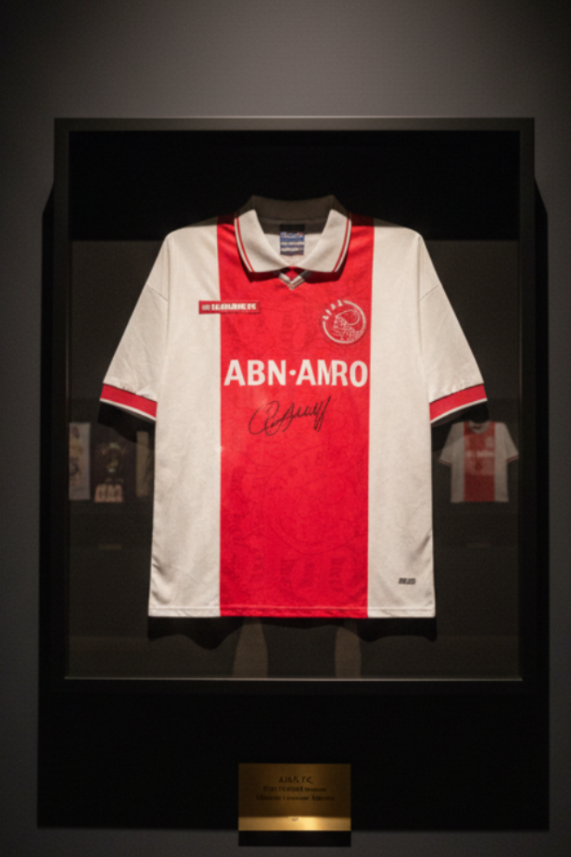Official Ajax Shirt 1998/99 Signed by Johan Cruyff, front