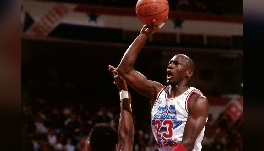 Official Jordan 1991 All-Star Jersey, signature detail